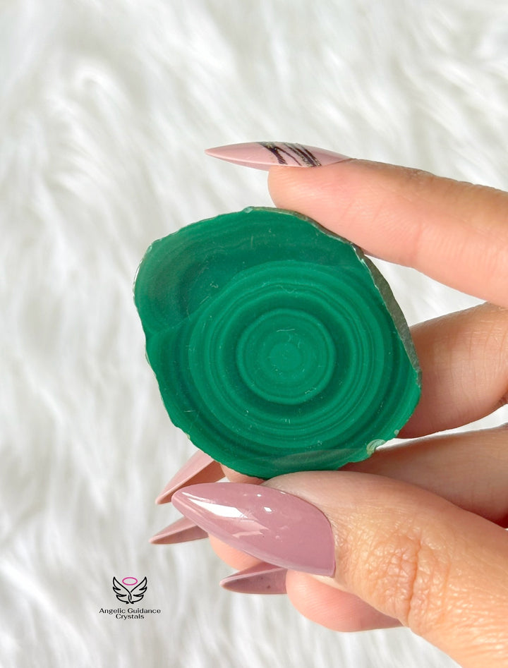 Malachite Raw Slice Small