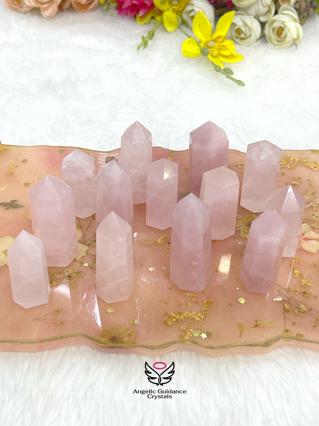 Rose Quartz Tower Small