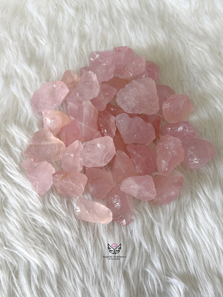 Rose Quartz Raw Stone Small