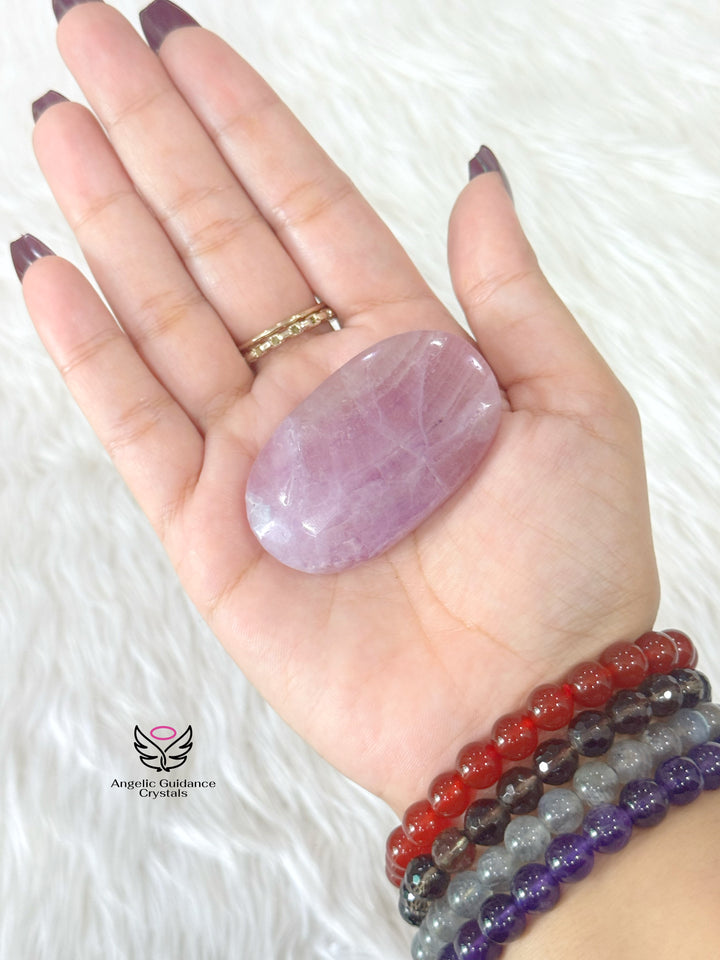 Kunzite Natural Palmstone