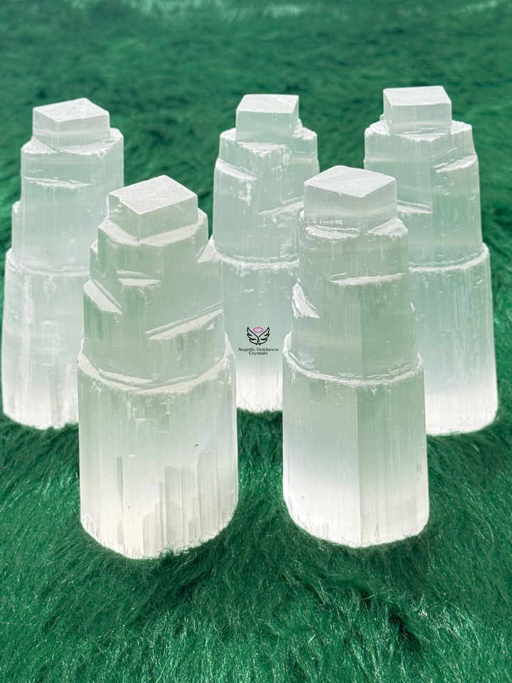 Selenite Iceberg Tower Medium