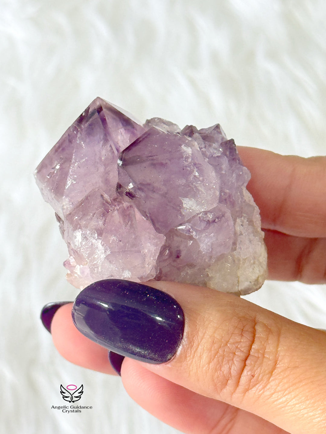 Amethyst With Spirit Quartz Cluster Small