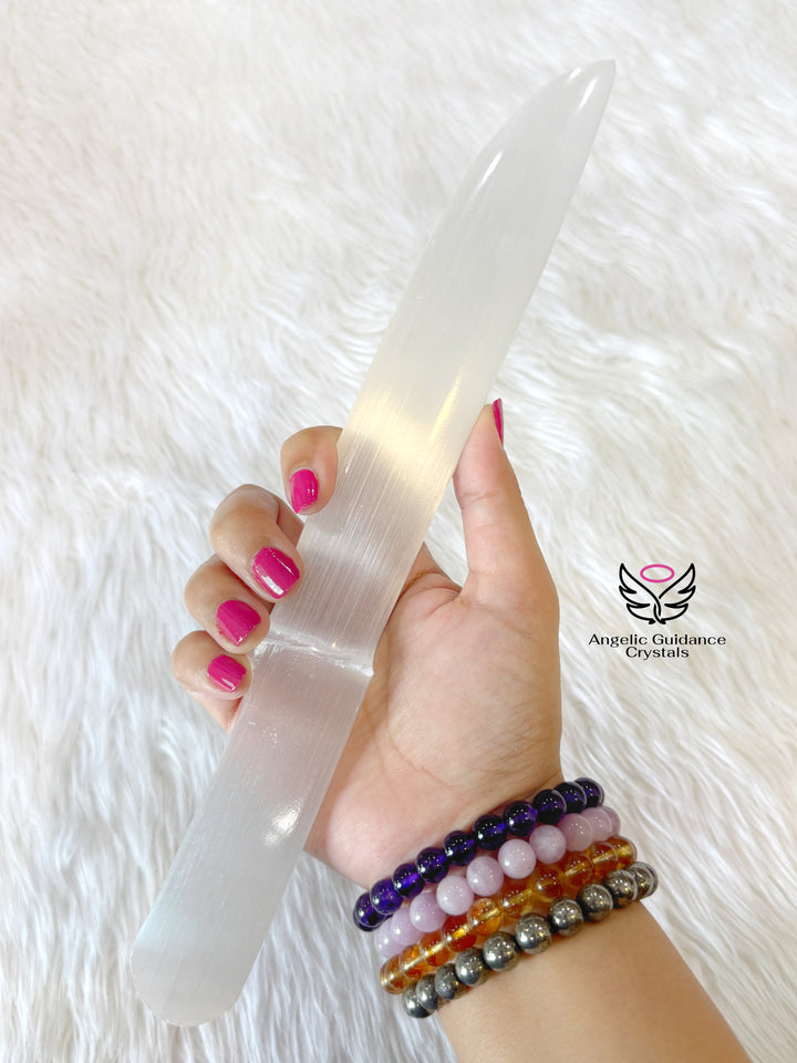 Selenite Cord Cutting Knife XL AAA