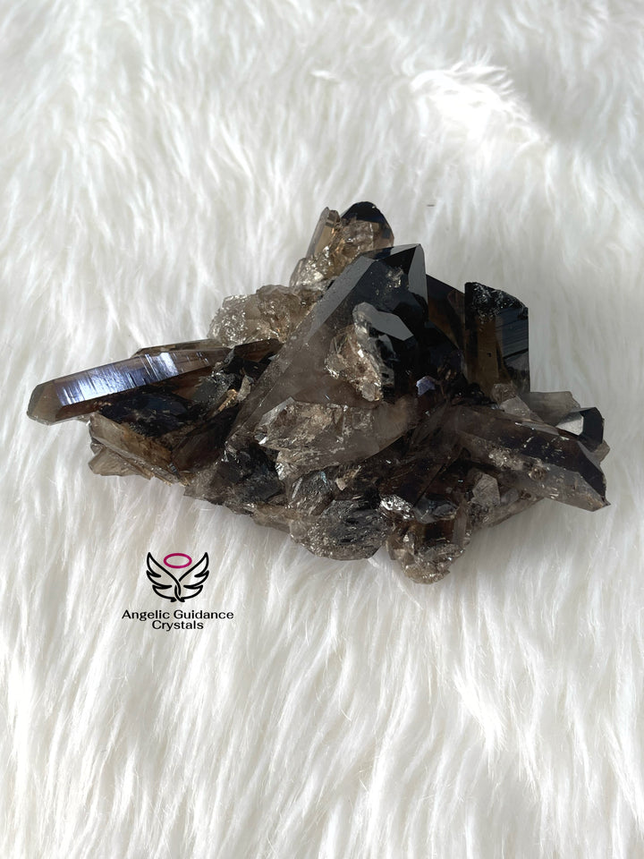 Smoky Quartz Cluster Large