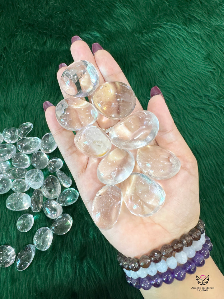 Clear Quartz Tumble Large AAA