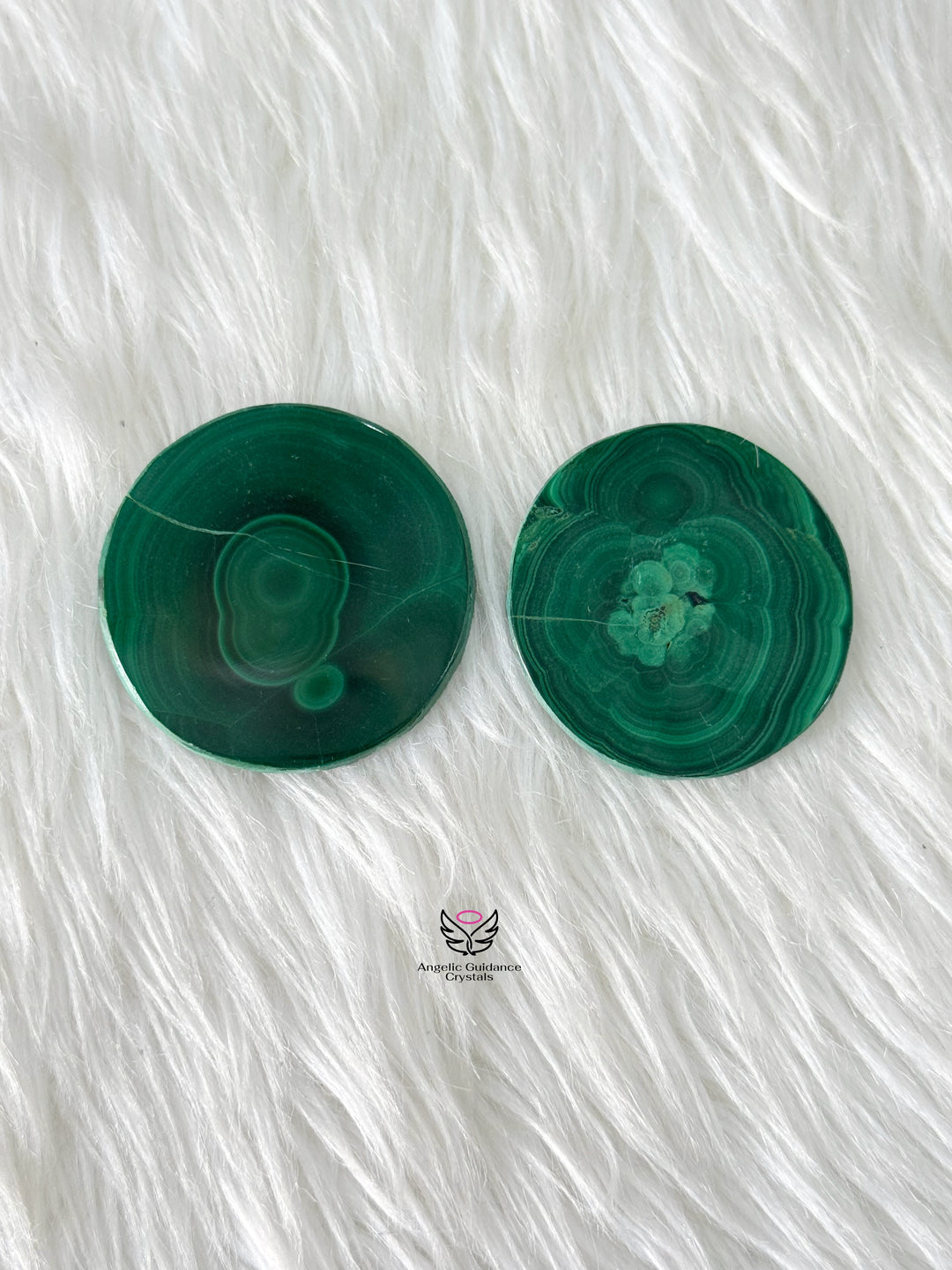 Malachite Slice Round