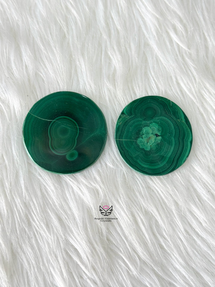 Malachite Slice Round