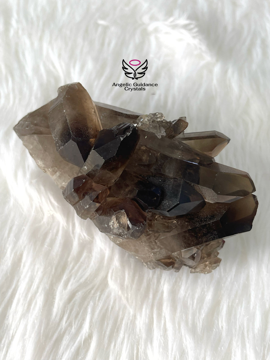 Smoky Quartz Cluster Large