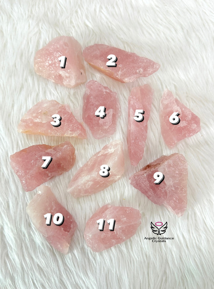 Rose Quartz Raw Stone Small/Medium AAA