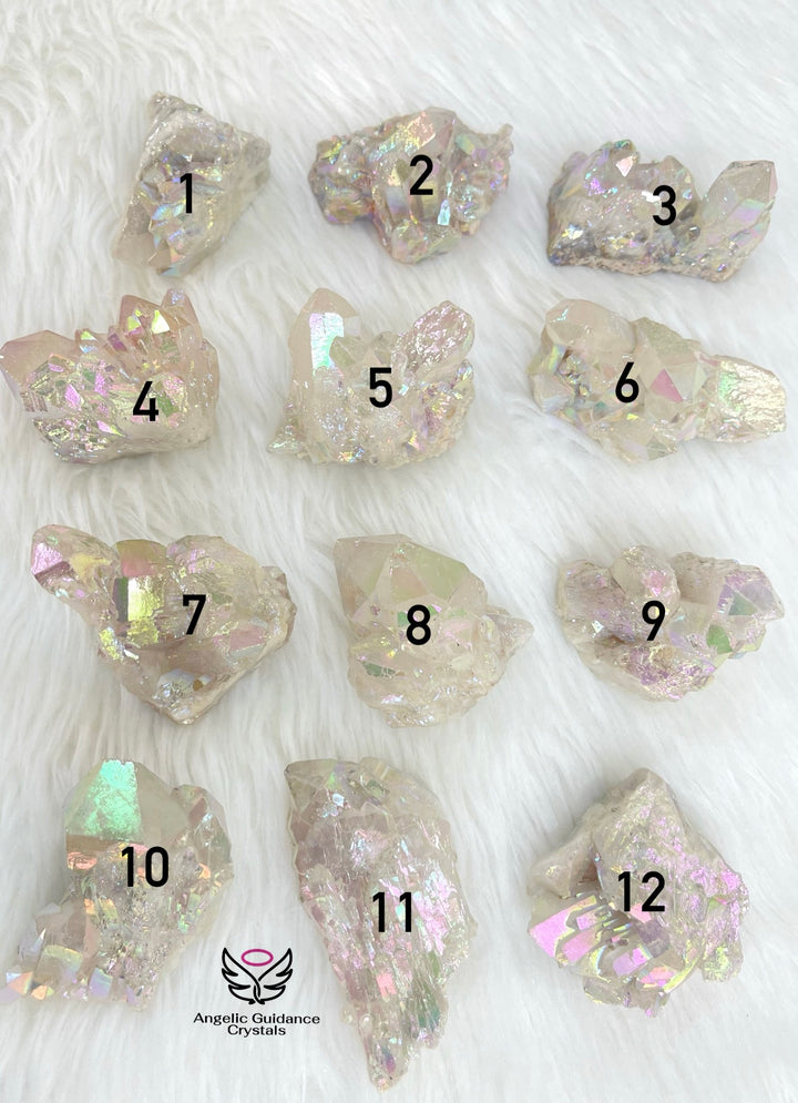 Angel Aura Quartz Cluster Small