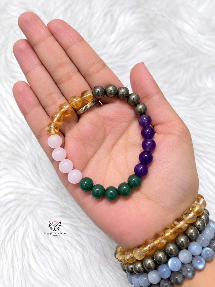 Wealth Health Luck Bracelet 8mm Bracelet