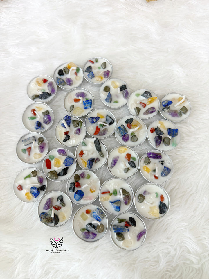 Crystal Harmony Tea Light Candle Set Of 25