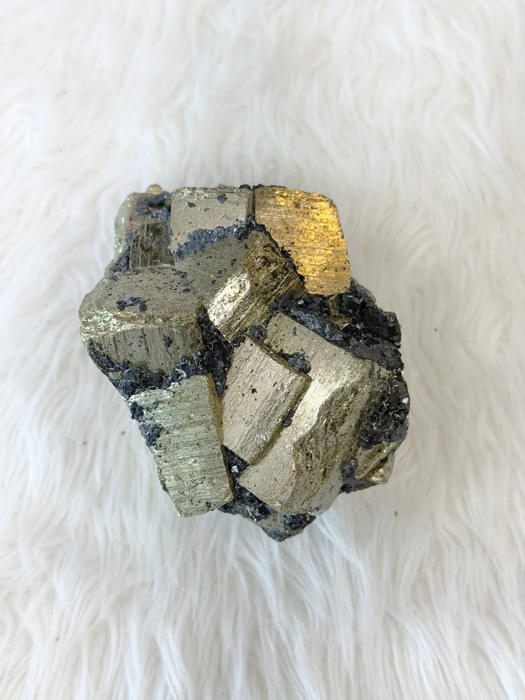 Pyrite Cubic Cluster With Sphalerite 12