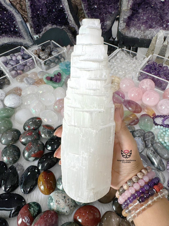 Selenite Large Tower