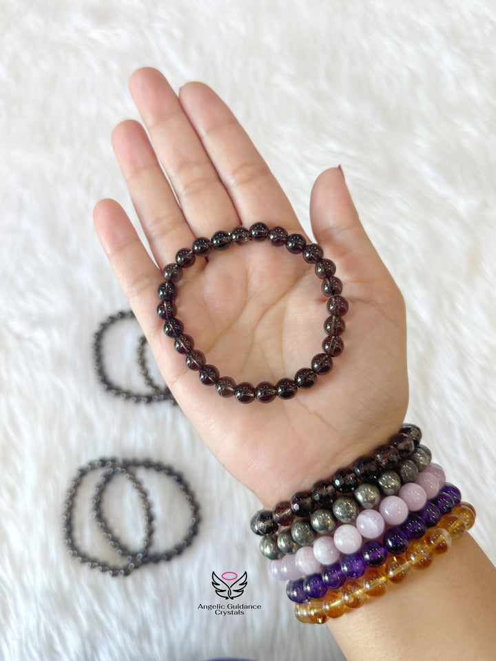 Smoky Quartz Bracelet 8mm
