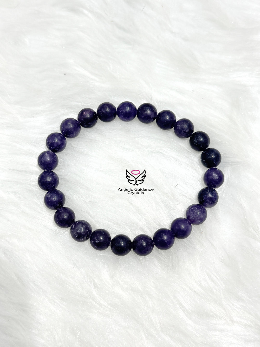 Lepidolite Dark Bracelet 8mm