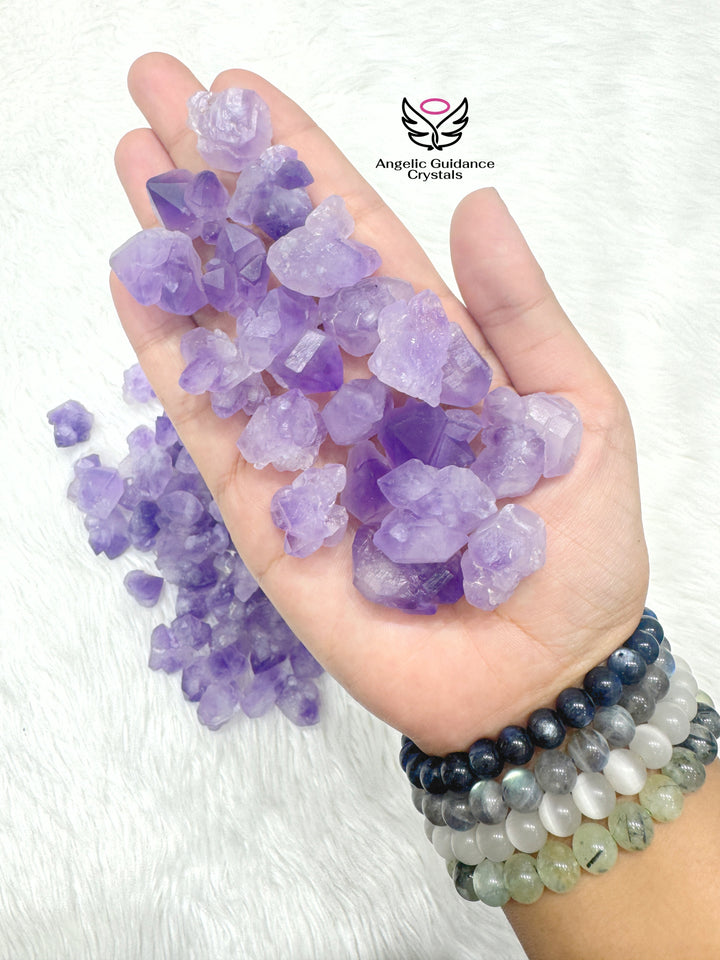 Amethyst Baby Cluster Point