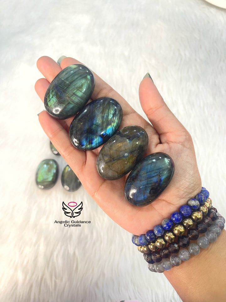 Labradorite Palmstone Small