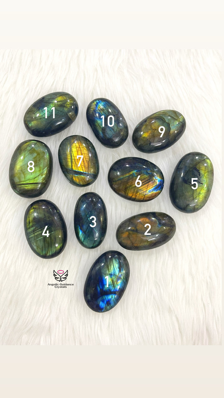 Labradorite Palmstone Small