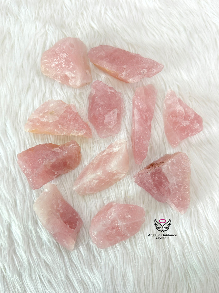 Rose Quartz Raw Stone Small/Medium AAA