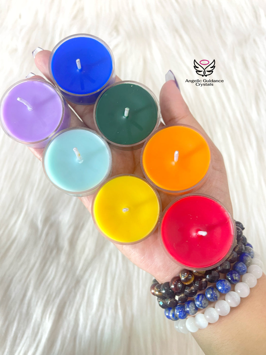 Seven Chakra Candle Set