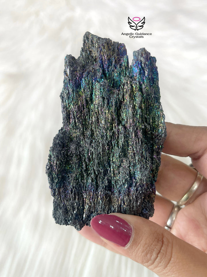 Astralite Moissanite / Rainbow Carborundum Cluster Medium