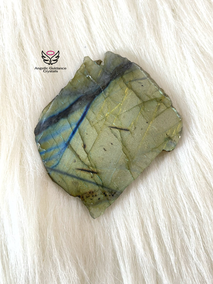 Labradorite Raw Stone Slab Small