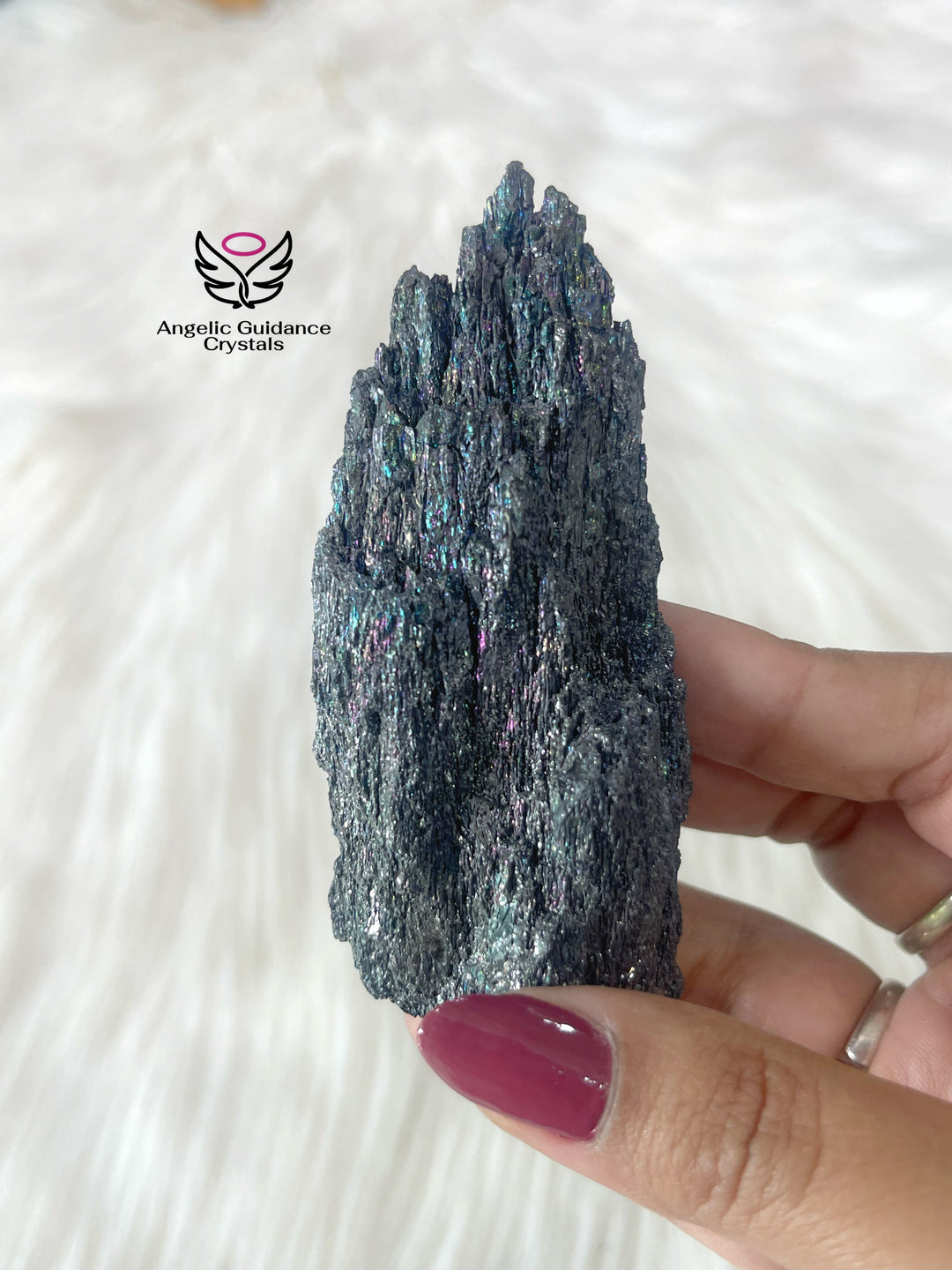 Astralite Moissanite / Rainbow Carborundum Cluster Medium