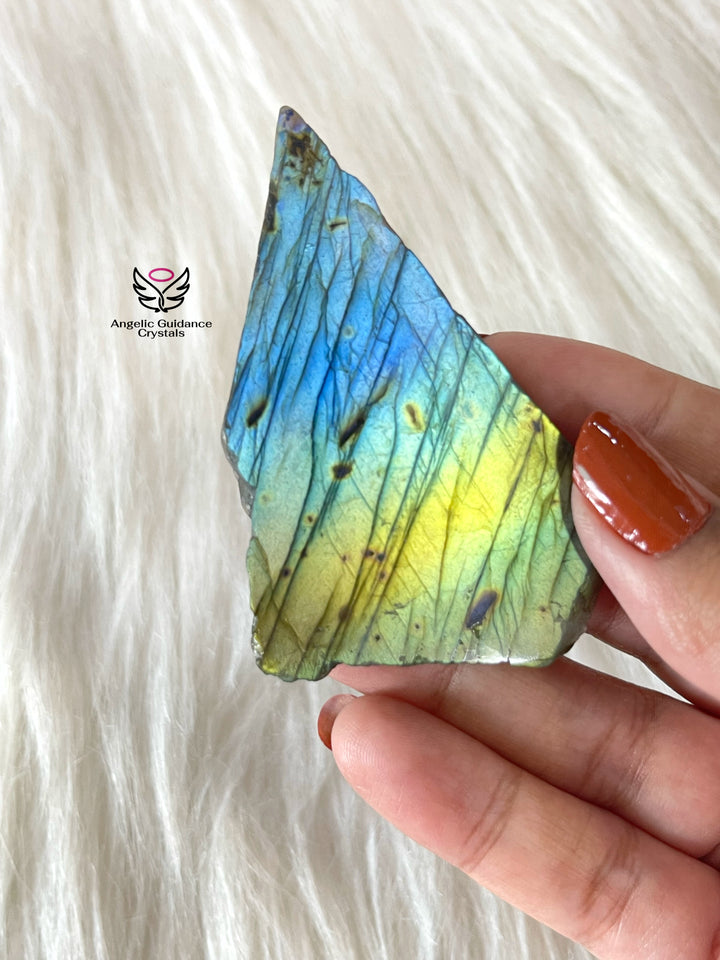 Labradorite Raw Stone Slab Small