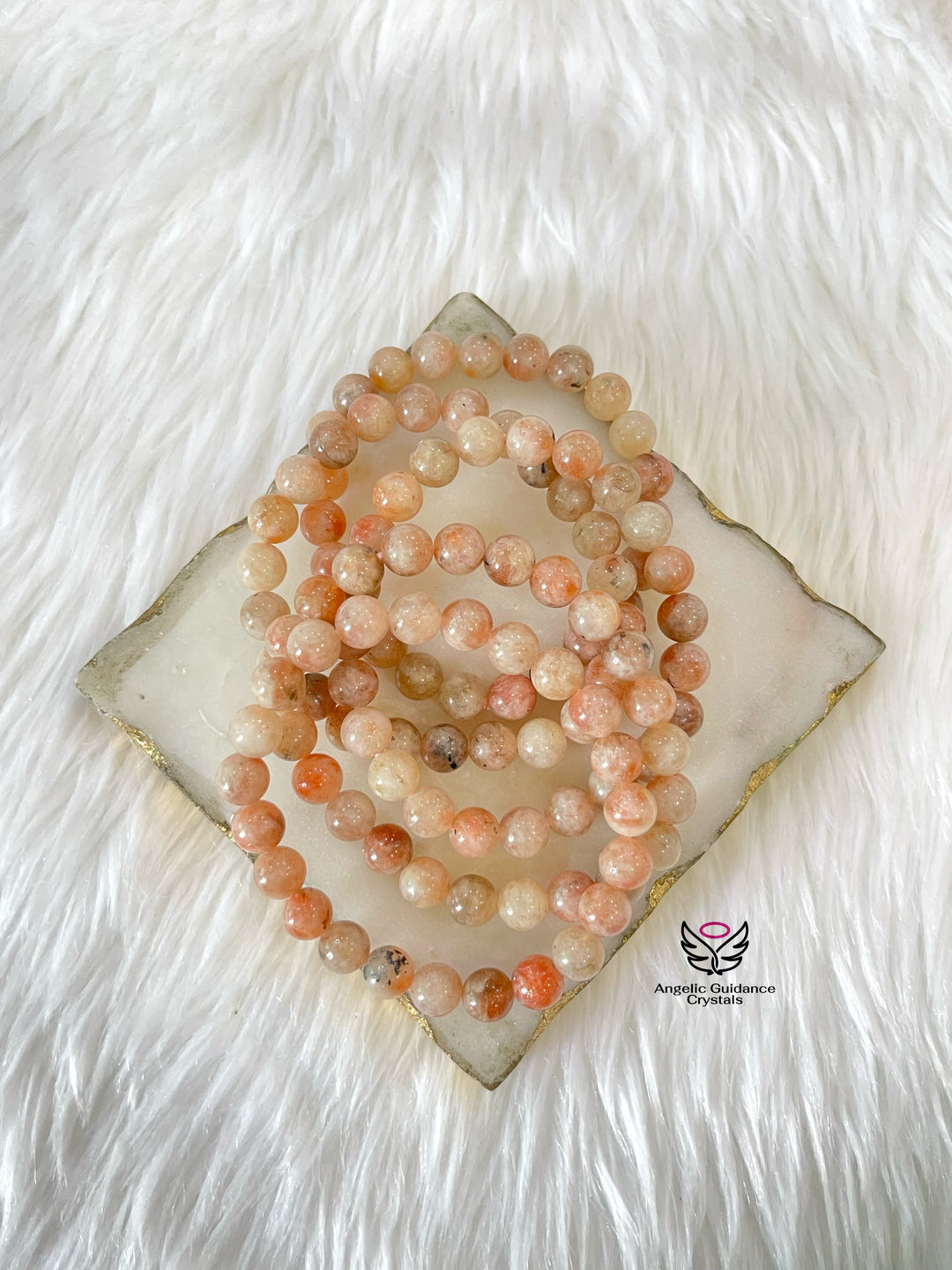 Sunstone Round Bracelet AA