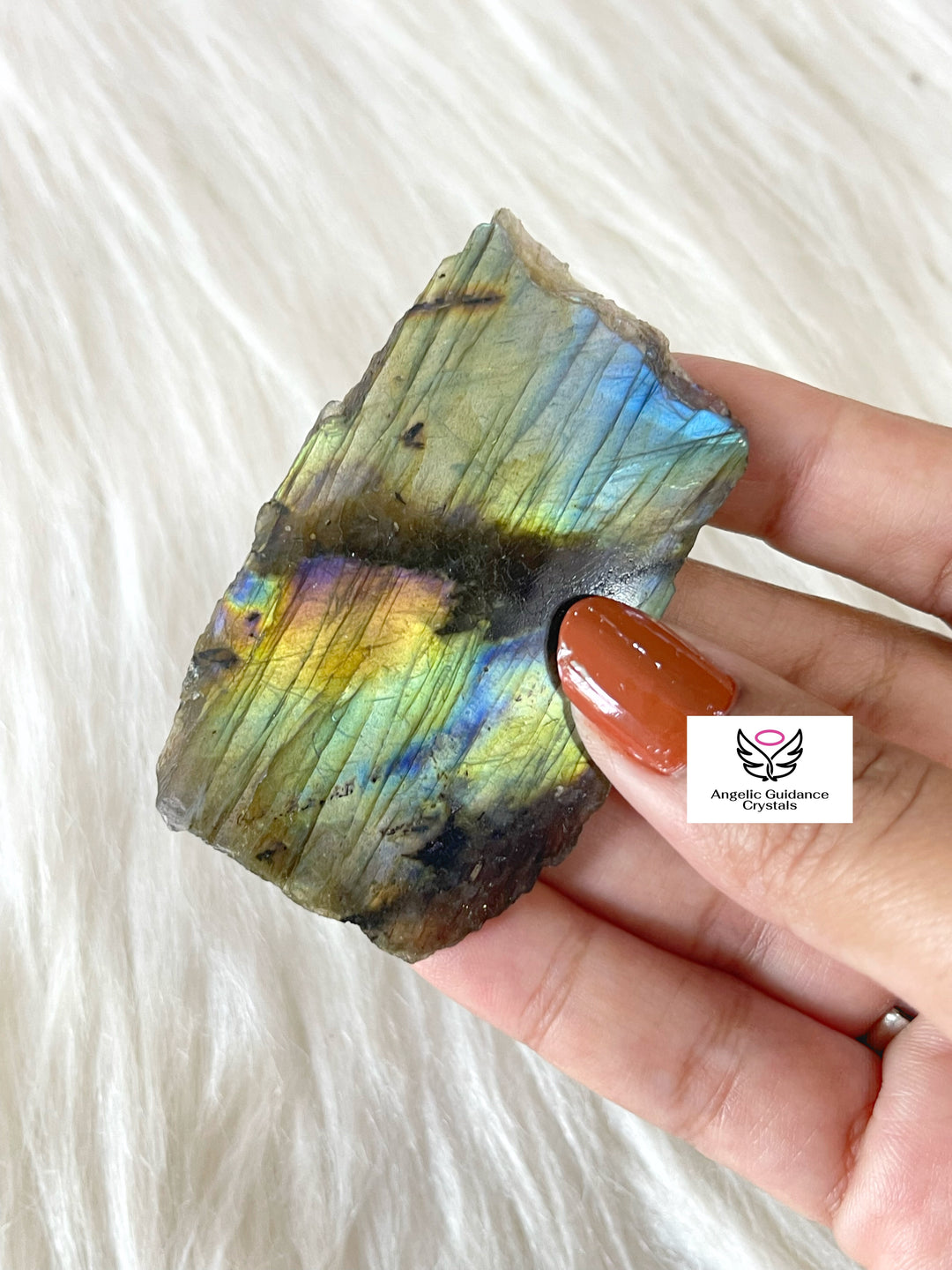 Labradorite Raw Stone Slab Small