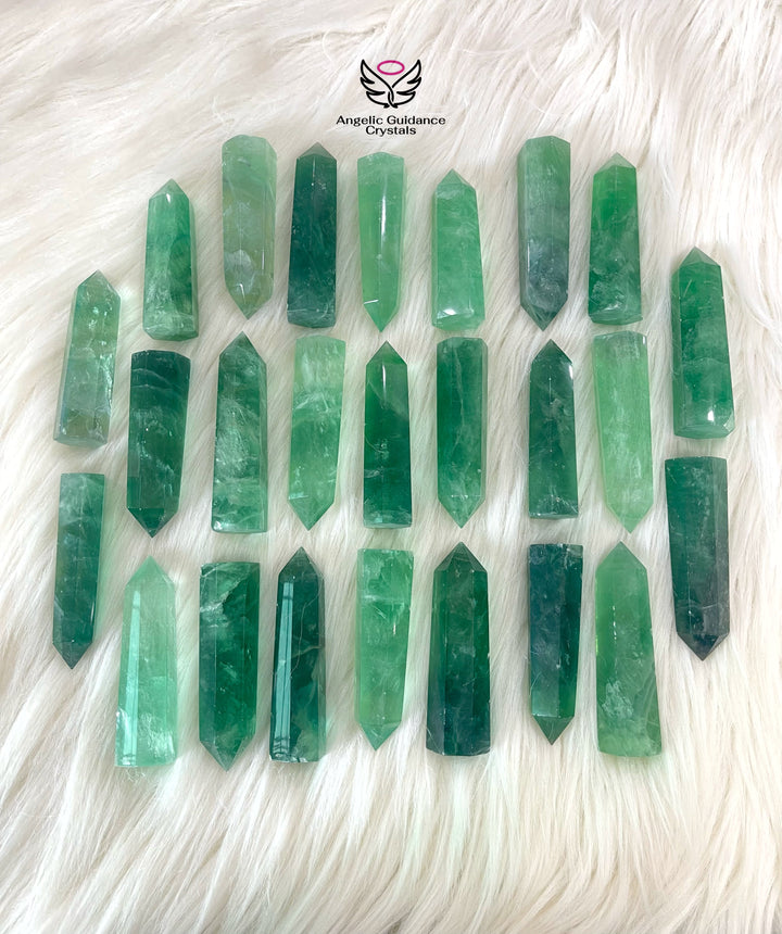 Green Fluorite Tower AAA Medium