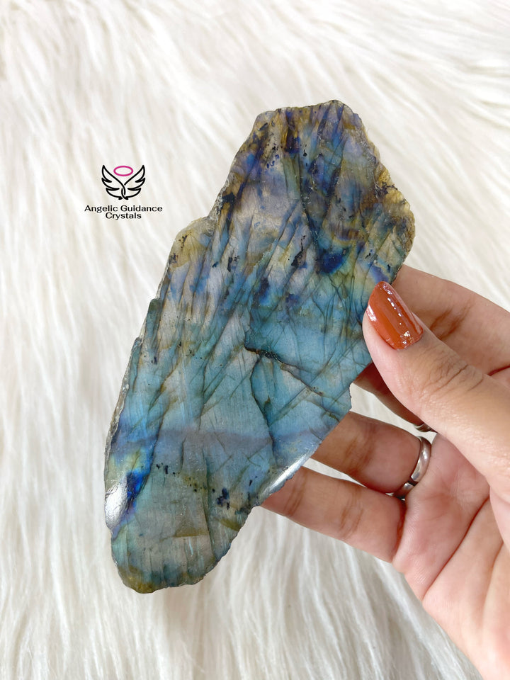 Labradorite Raw Stone Slab Large 1