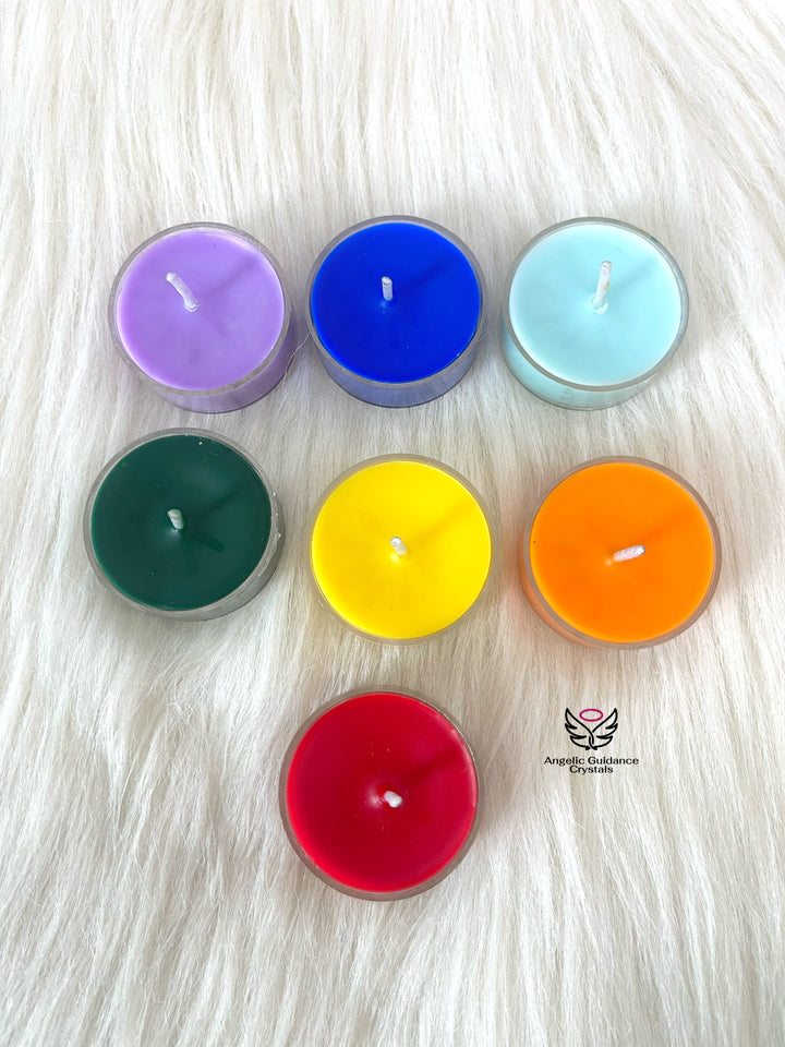 Seven Chakra Candle Set