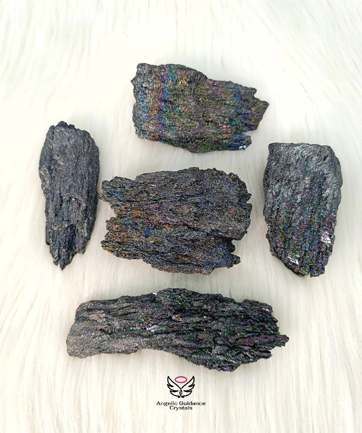 Astralite Moissanite / Rainbow Carborundum Cluster Medium