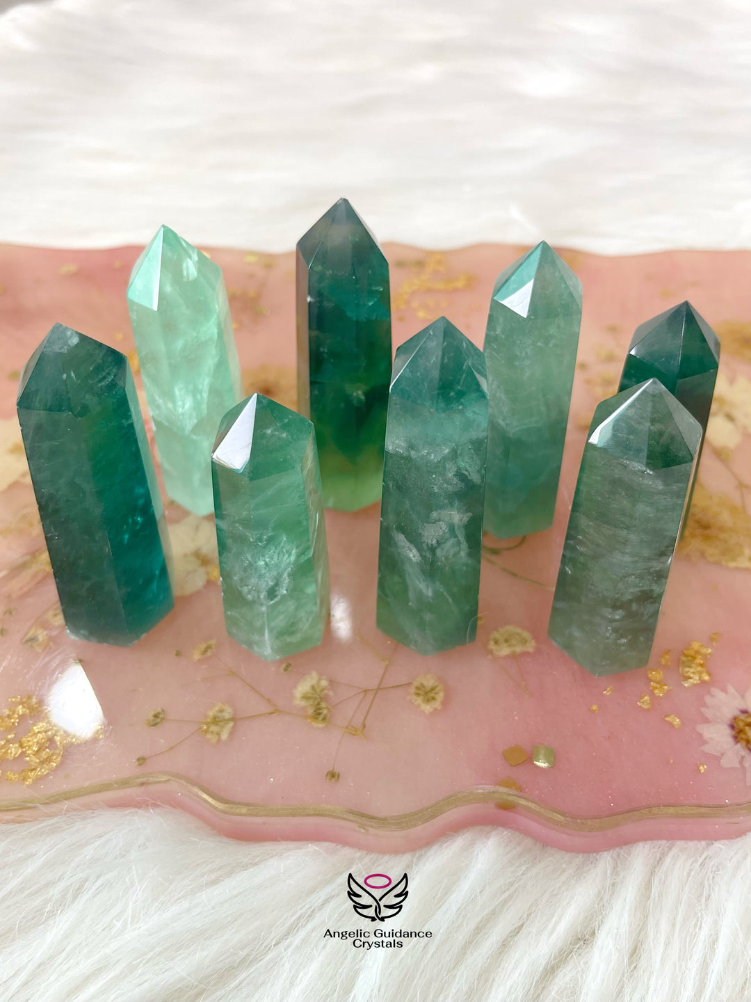 Green Fluorite Tower AAA Small