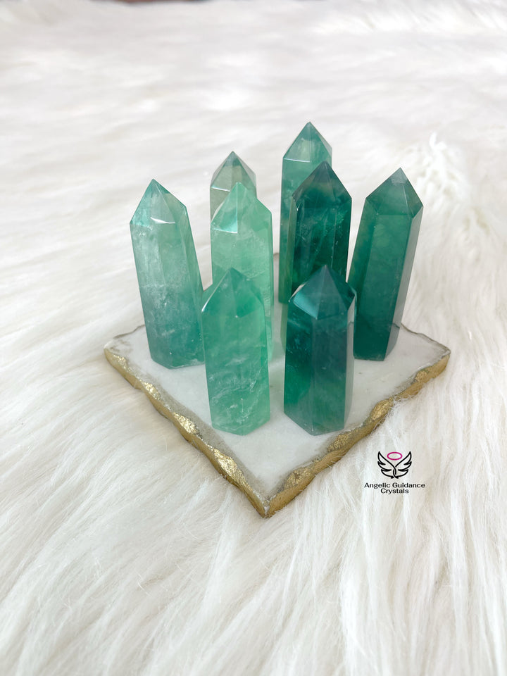 Green Fluorite Tower AAA Small