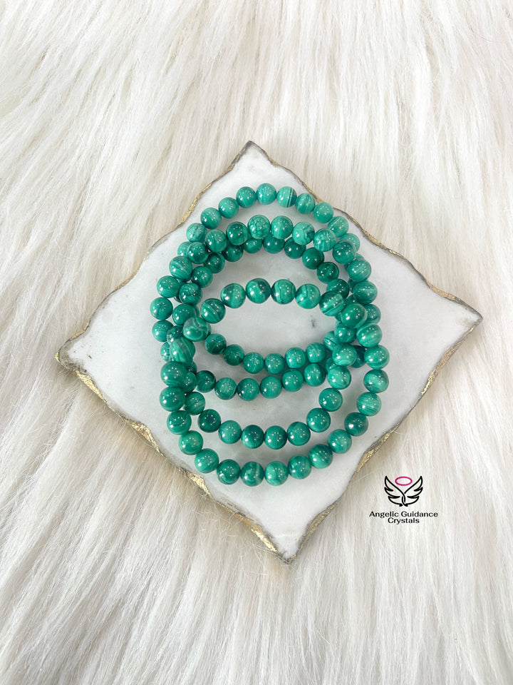 Malachite Round Bracelet Light