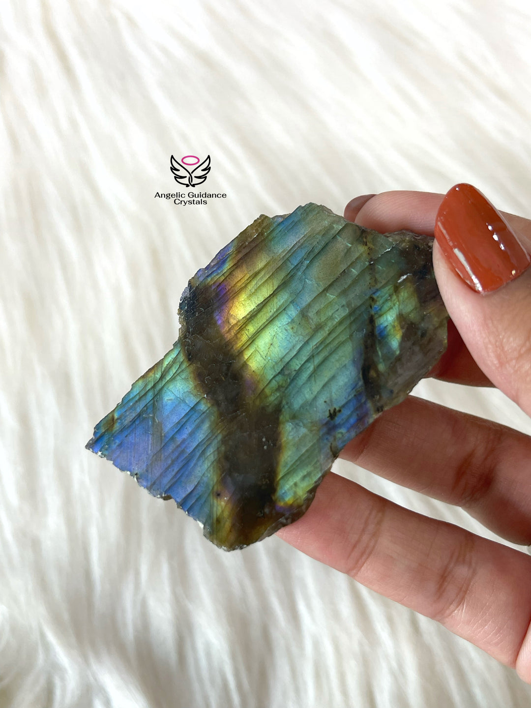 Labradorite Raw Stone Slab Small