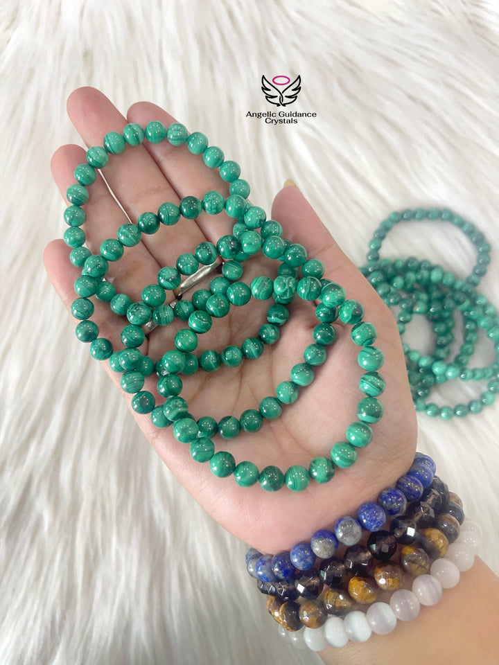 Malachite Round Bracelet Light