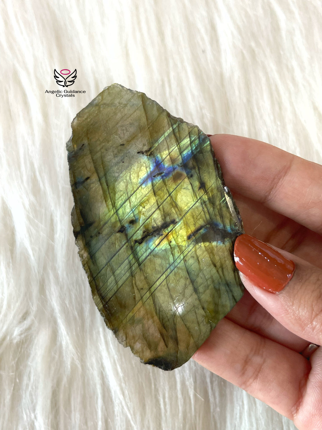 Labradorite Raw Stone Slab Small