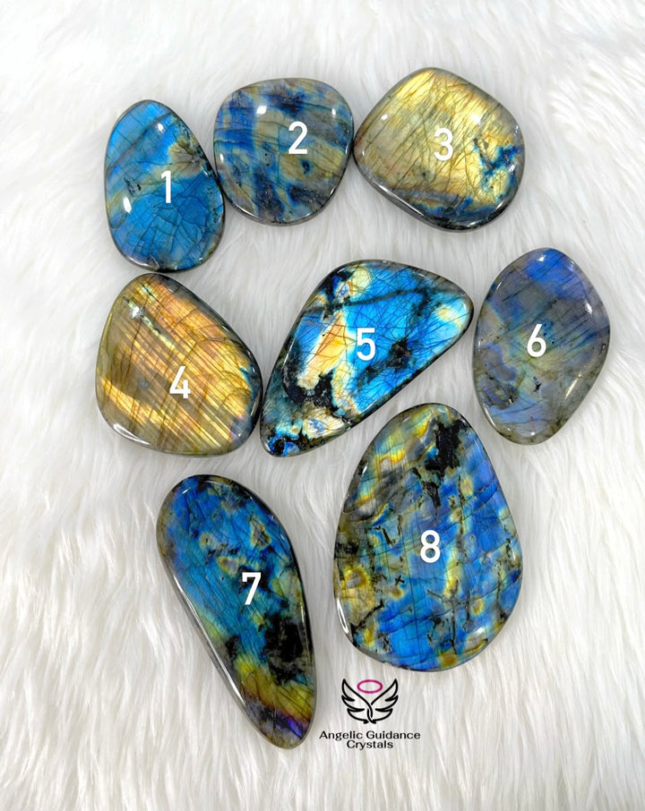 Labradorite Palmstone Large