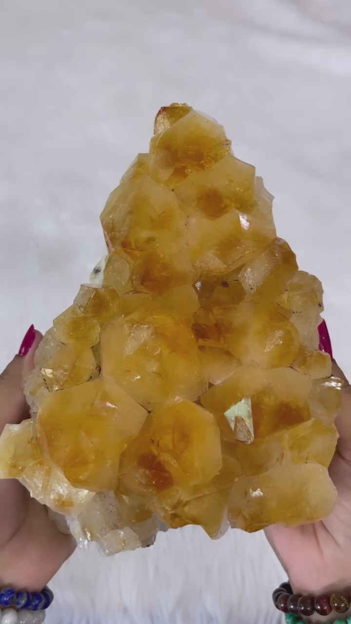 Citrine Cluster Xl Size 3