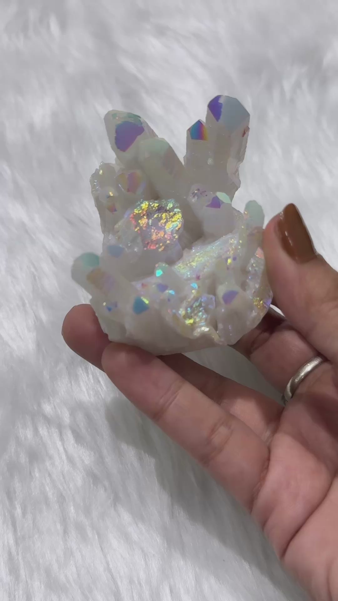 Angel Aura Quartz Cluster 5 AAA