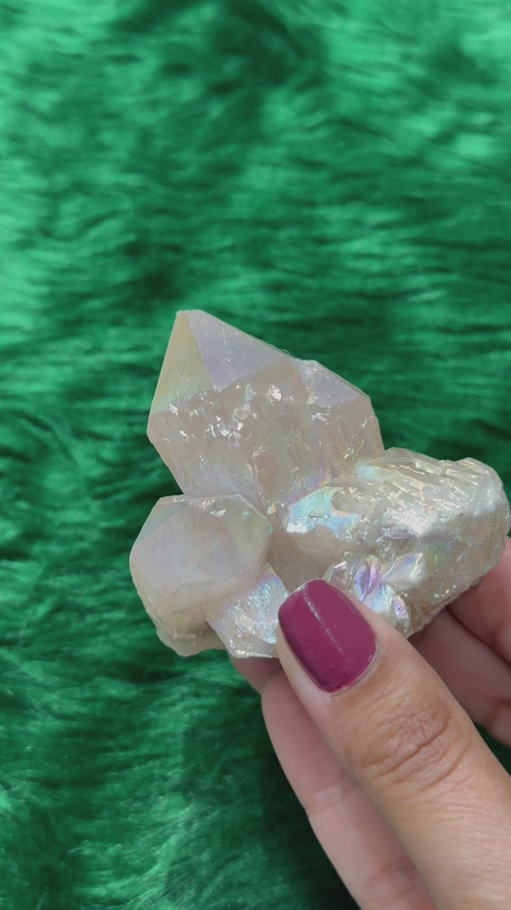 Angel Aura Quartz Cluster 1