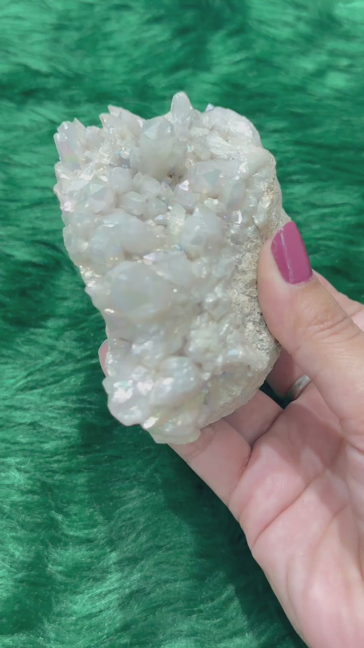 Angel Aura Quartz Cluster 4