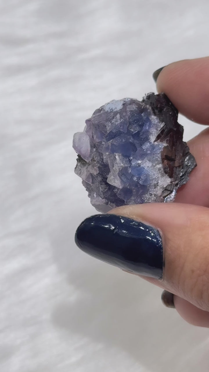 Blue Fluorite Raw Stone From Spain