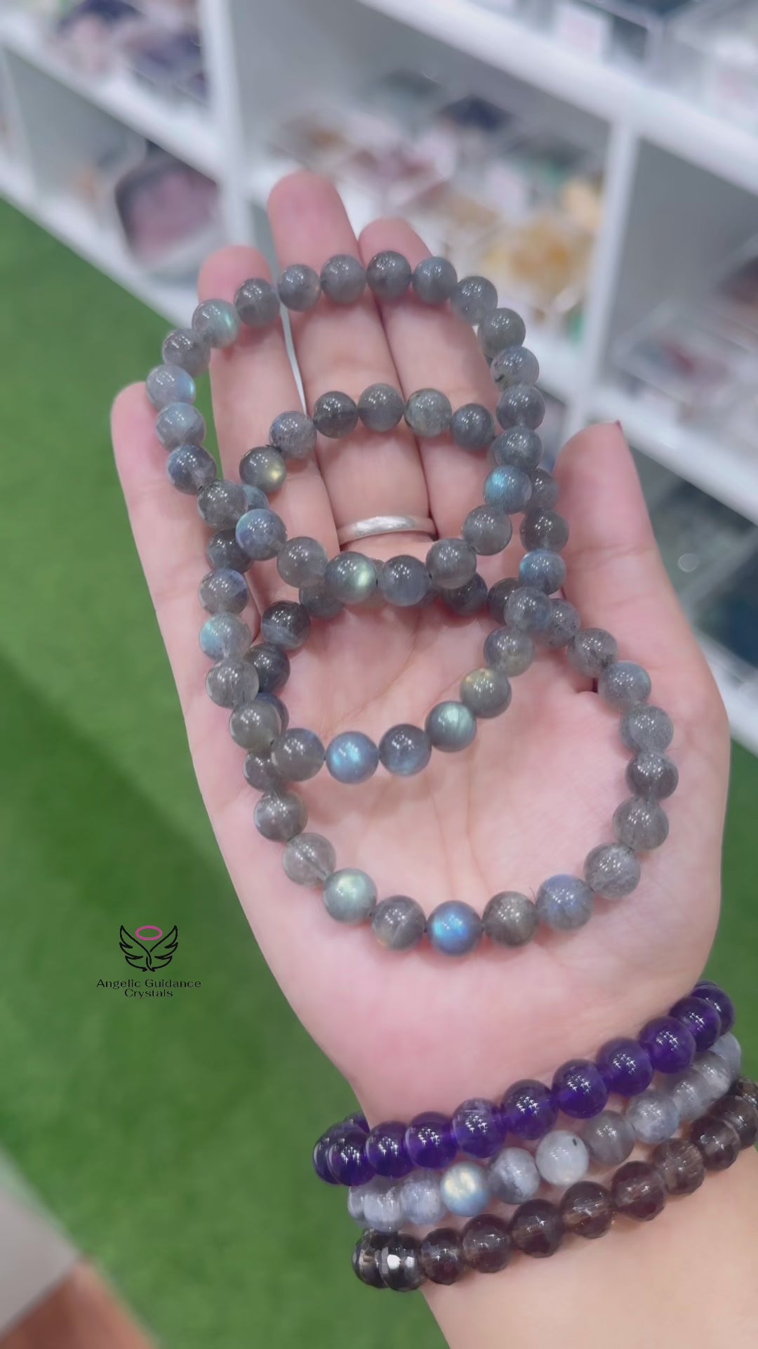 Labradorite Bracelet AAA 8mm
