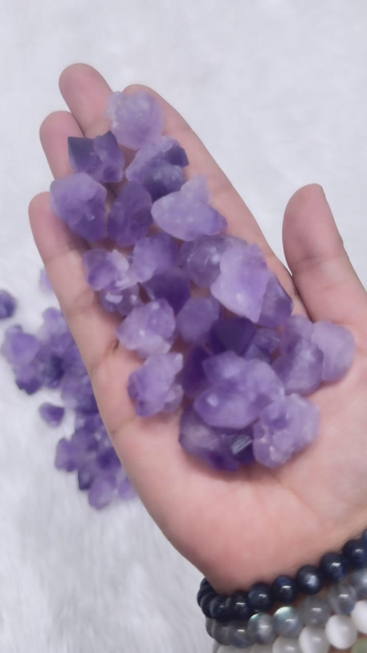 Amethyst Baby Cluster Point