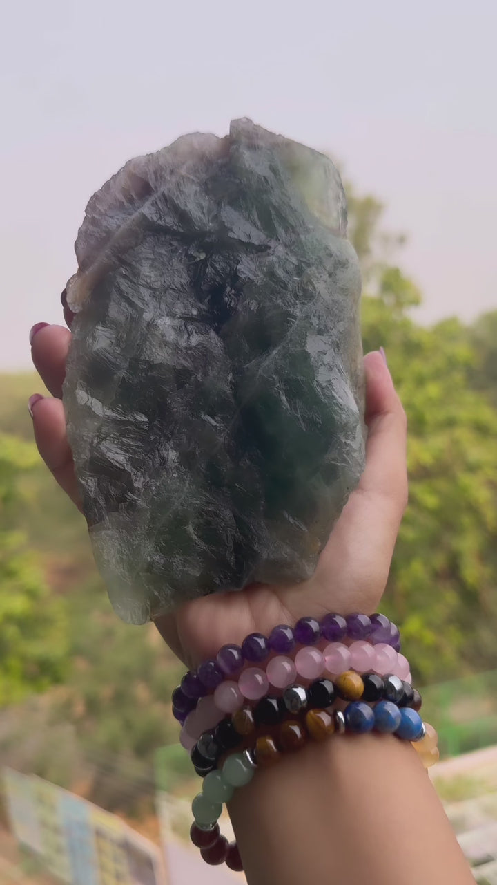 Fluorite Raw Stone Xl Size